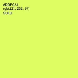 #DDFC61 - Sulu Color Image