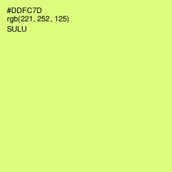 #DDFC7D - Sulu Color Image