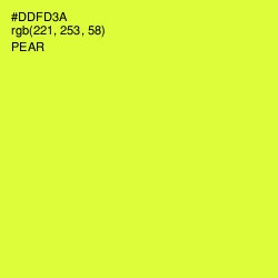 #DDFD3A - Pear Color Image