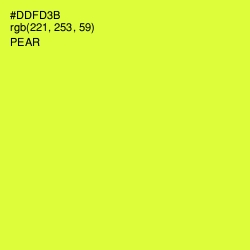 #DDFD3B - Pear Color Image