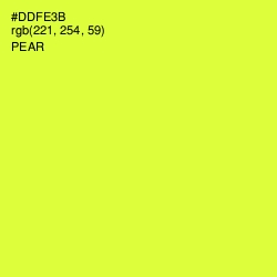 #DDFE3B - Pear Color Image