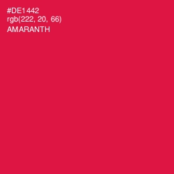 #DE1442 - Amaranth Color Image