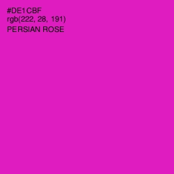 #DE1CBF - Persian Rose Color Image