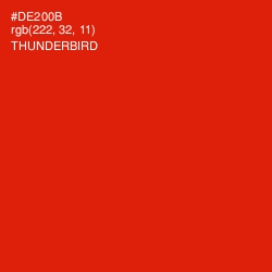 #DE200B - Thunderbird Color Image