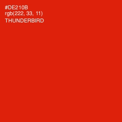 #DE210B - Thunderbird Color Image
