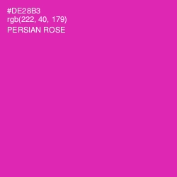 #DE28B3 - Persian Rose Color Image