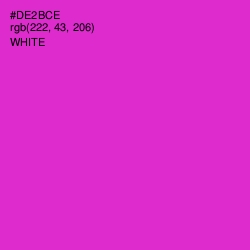 #DE2BCE - Razzle Dazzle Rose Color Image