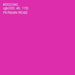 #DE2DAC - Persian Rose Color Image
