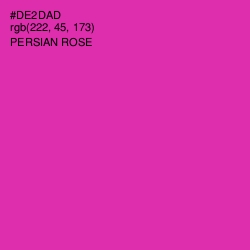 #DE2DAD - Persian Rose Color Image