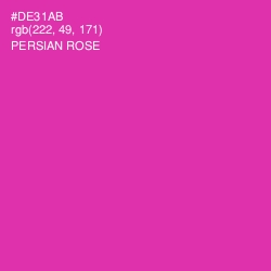 #DE31AB - Persian Rose Color Image
