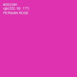 #DE32B1 - Persian Rose Color Image
