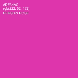 #DE34AC - Persian Rose Color Image