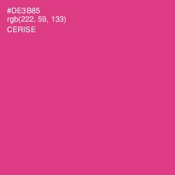 #DE3B85 - Cerise Color Image