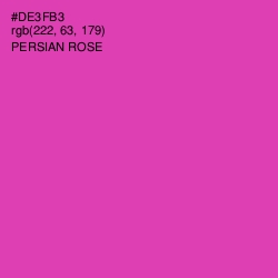 #DE3FB3 - Persian Rose Color Image