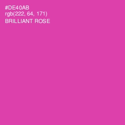 #DE40AB - Brilliant Rose Color Image