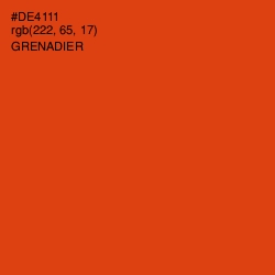 #DE4111 - Grenadier Color Image