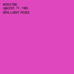 #DE47BE - Brilliant Rose Color Image