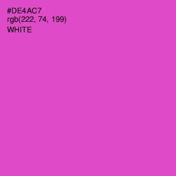 #DE4AC7 - Fuchsia Pink Color Image