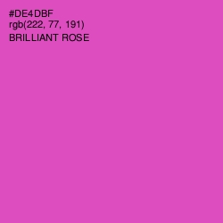 #DE4DBF - Brilliant Rose Color Image