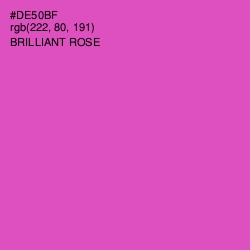 #DE50BF - Brilliant Rose Color Image