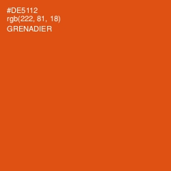 #DE5112 - Grenadier Color Image