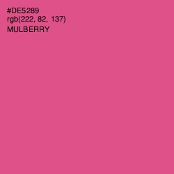 #DE5289 - Mulberry Color Image