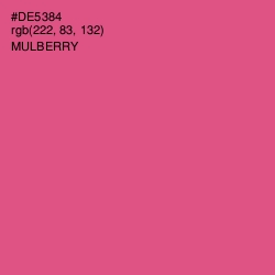 #DE5384 - Mulberry Color Image