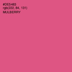#DE5483 - Mulberry Color Image