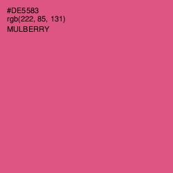 #DE5583 - Mulberry Color Image