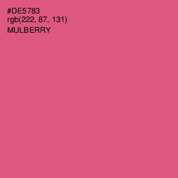 #DE5783 - Mulberry Color Image