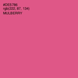 #DE5786 - Mulberry Color Image