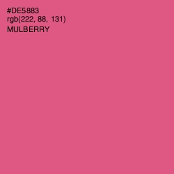 #DE5883 - Mulberry Color Image