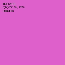 #DE61CB - Orchid Color Image