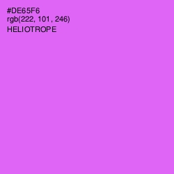 #DE65F6 - Heliotrope Color Image