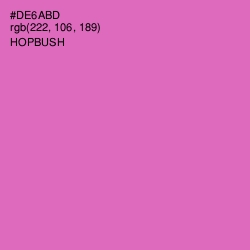 #DE6ABD - Hopbush Color Image