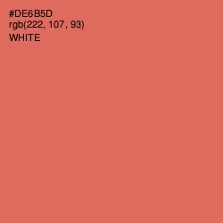 #DE6B5D - Red Damask Color Image