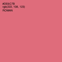 #DE6C7B - Roman Color Image