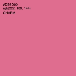 #DE6D90 - Charm Color Image