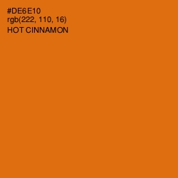 #DE6E10 - Hot Cinnamon Color Image