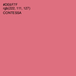 #DE6F7F - Contessa Color Image