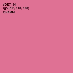 #DE7194 - Charm Color Image