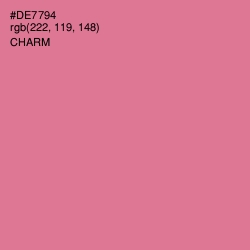 #DE7794 - Charm Color Image