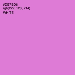 #DE7BD6 - Orchid Color Image