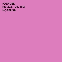 #DE7DBD - Hopbush Color Image