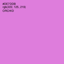 #DE7DDB - Orchid Color Image