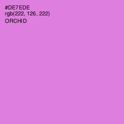 #DE7EDE - Orchid Color Image