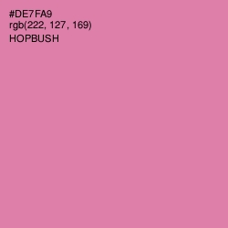 #DE7FA9 - Hopbush Color Image
