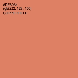 #DE8064 - Copperfield Color Image
