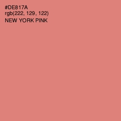 #DE817A - New York Pink Color Image