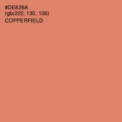 #DE826A - Copperfield Color Image